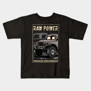 Vintage Power Wagon Truck Kids T-Shirt